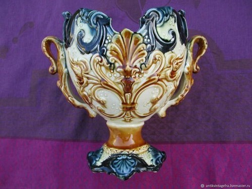Antique baroque pot cover - antique,
