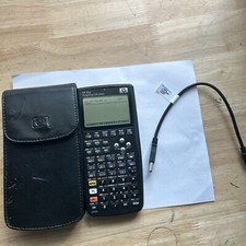 HP 50g Hewlett Packard Graphing Calculator With cable and With Case Tested