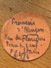 Jeton étain François duc