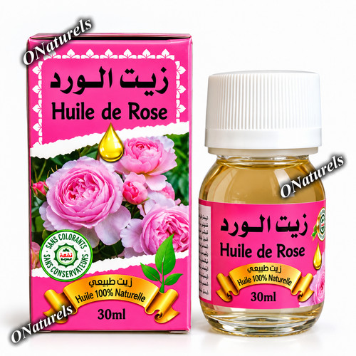 Huile rose 30ml 100 - huile,