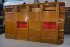 Modular Furniture Set by Pierre Cruege for Martin Dupuis in Light Oak