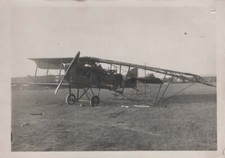 Original Photograph - Crashed Biplane Plane - 1910s / 1920s -