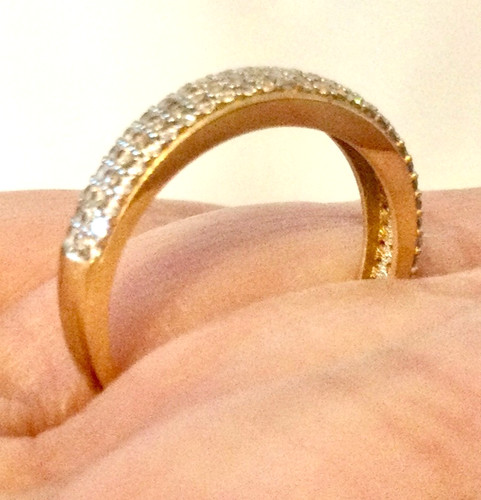 Vintage bague alliance - alliance, or