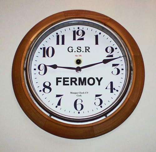 Grande horloge bois style - en,