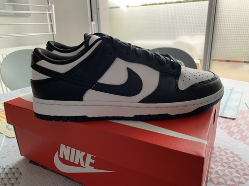 Nike dunk low black - low, white
