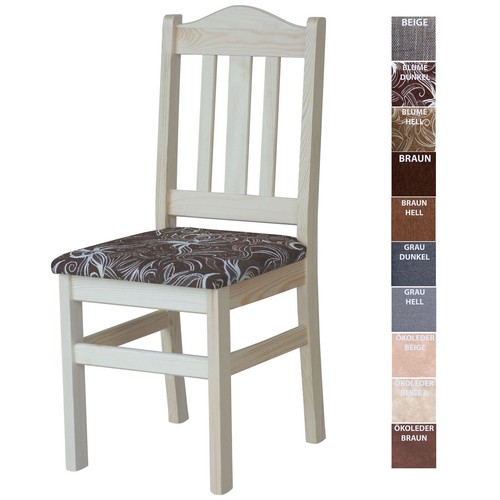 Chaise chaise rembourrée non