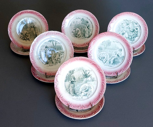 Serie assiettes digoin - de,