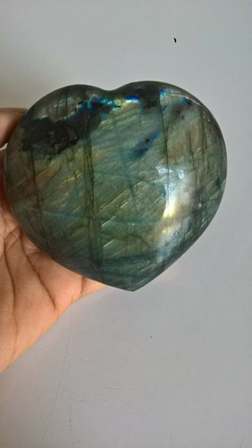 372g coeur labradorite - coeur,