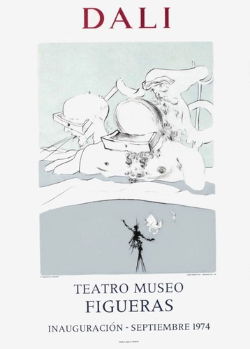 Salvador dali affiche expo - salvador, 74