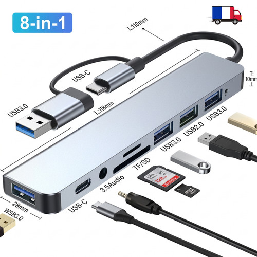 Adaptateur hub usb en - adaptateur,