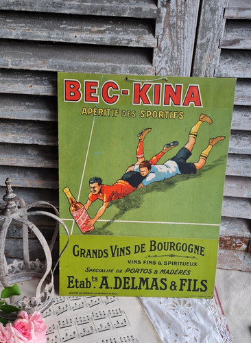 Ancien carton publicitaire - carton,