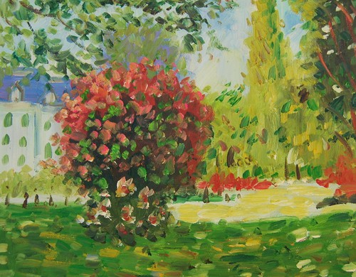 Tableau peinture huile sur - &,
