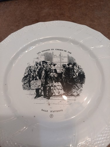 Ancienne assiette boch - ancienne,