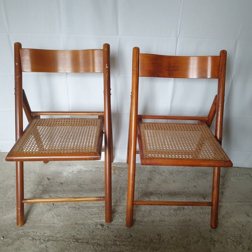 Paire chaises pliantes 1960 - de,