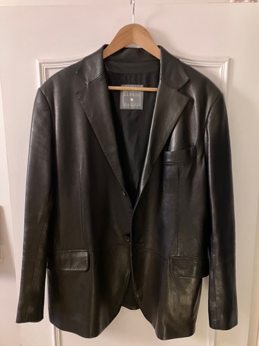 Veste cuir souple - en,