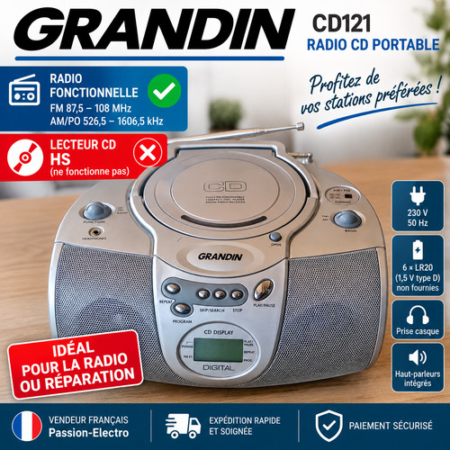 Radio portable grandin - radio,