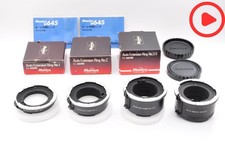Mamiya M645 Auto Extension Tube Set No.1 2 3-S Macro Spacer [w/ Box Mint] 9050