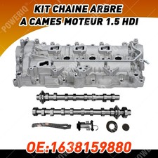 pour KIT CHAINE ARBRE A CAMES MOTEUR 1.5 HDI 1638159880 9830580480 8MM