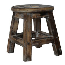 Tabouret en Bois Fauteuil Tabouret Repose-Pieds Bois Massif Chaise Animal Braun