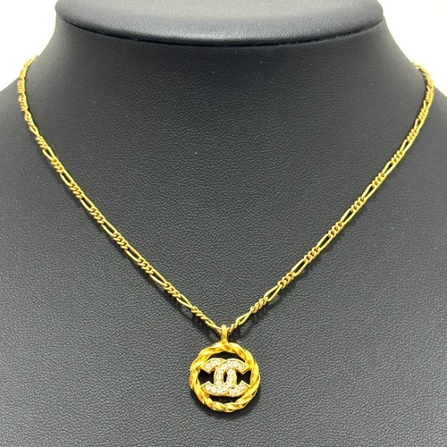 Collier chanel 3438 logo - collier, cc