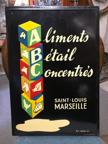 Rare plaque publicitaire c - publicitaire, a