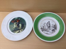   ASSIETTE NAPOLÉON PORCELAINE BOHEMIA made in CZECHOSLOVAKIA + faïence DESVRES