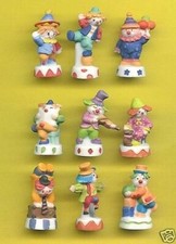 * FEVES  CLOWNS PARTY  série complète ..ref. D74