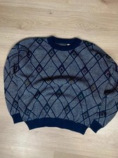Pull vintage maille motifs