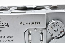 US DDP [S/N 949xx Almo MINT] Leica M2 Rangefinder Body Button Rewind Japan #2362
