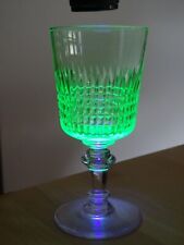 VAL ST LAMBERT 1 ANTIQUE WHITE WINE GLASS TYPE URALINE CRYSTAL 11.8 cm
