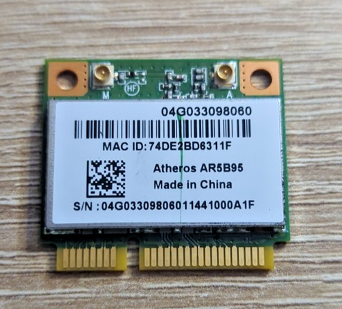 Asus x93s wifi card - x93s,