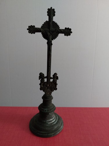 Crucifix calvaire angelots - calvaire,