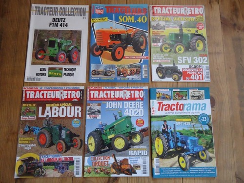 Rare lot magazine tracteur - rare,
