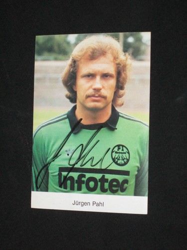 Jurgen pahl autogrammkarte - jurgen,