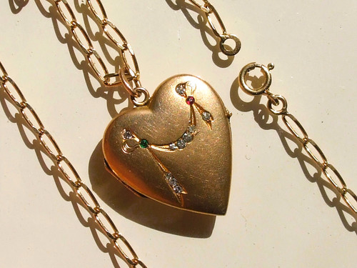 Beau pendentif coeur porte - coeur,