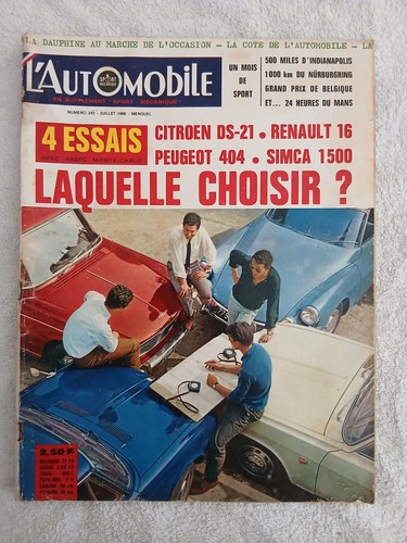 Automobile 243 1966 - l'automobile, n°243