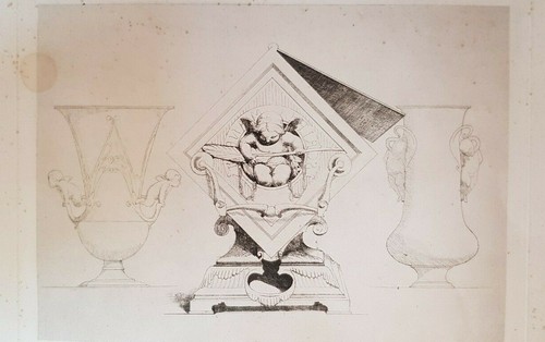 Gravure 1864 objet art - d', gout