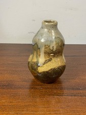 Ancien Vase Boule en Grès