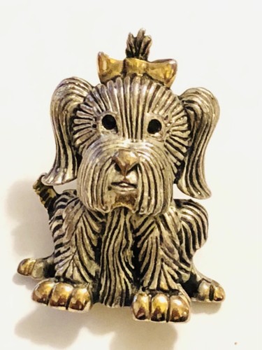 Silver gold tone yorkshire - &,
