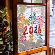 Autocollant Fenêtre Moderne Double Face pour Décoration Maison et Bureau Nouve