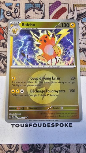 Raichu 056 217 - raichu, neuf