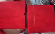 ALBUM Y&T type SUPRA rouge avec étui et feuilles CNEP, FFAP et AA