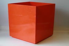 Cube de rangement en plastique