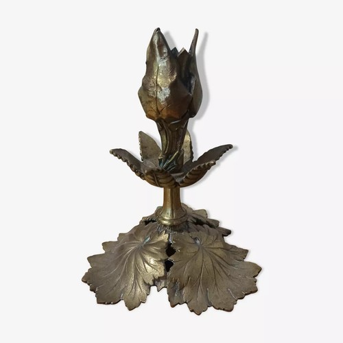 Bougeoir art nouveau bronze - art,