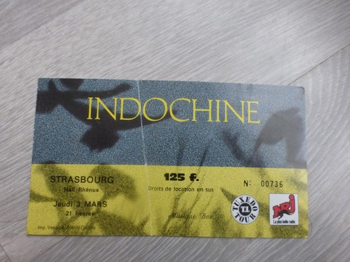Indochine ticket concert - indochine,