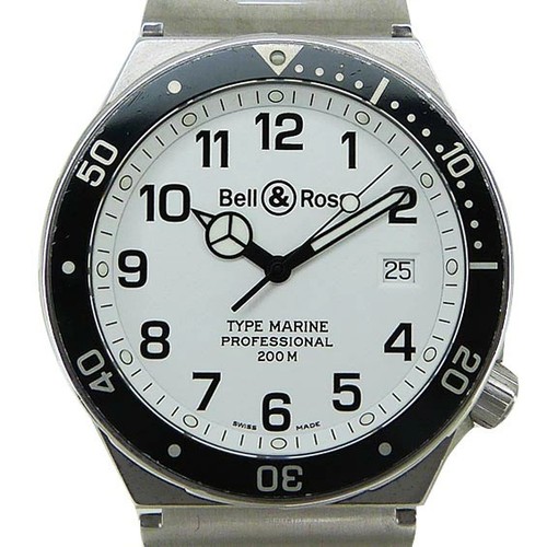 Bell ross type - marine, white