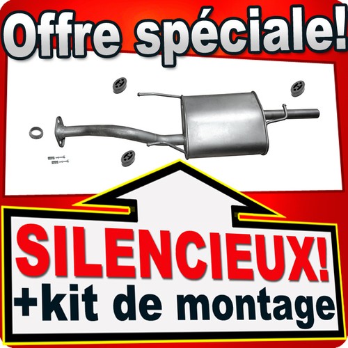 Silencieux arriere pour honda - silencieux,
