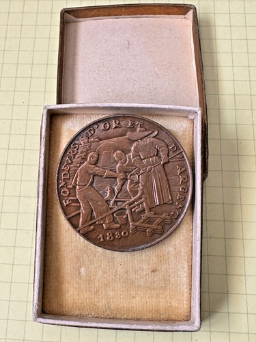 Medaille fondeurs or - , et