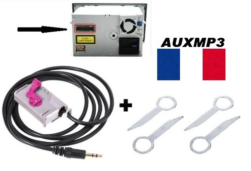 Cable auxiliaire autoradio rns - autoradio,