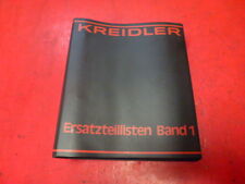 catalogue KREIDLER parts list